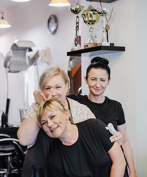 Nasze fryzjerki w salonie fryzjerskim Lusia na warszawskiej Ochocie